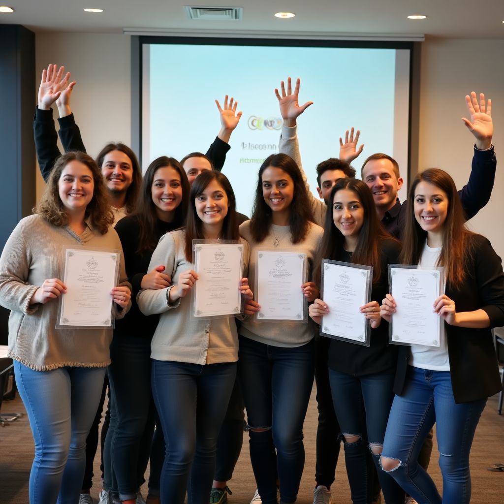 Graduación de programa para emprendedores